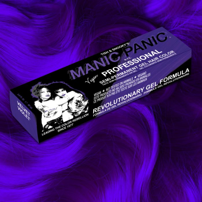 Профессиональная гелевая краска для волос VELVET VIOLET - Manic Panic Professional