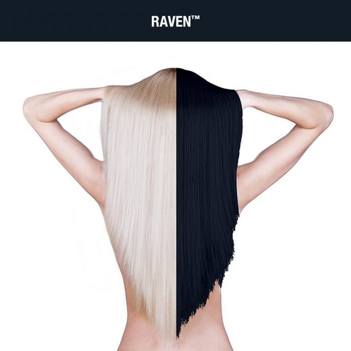 Черная краска для волос Raven