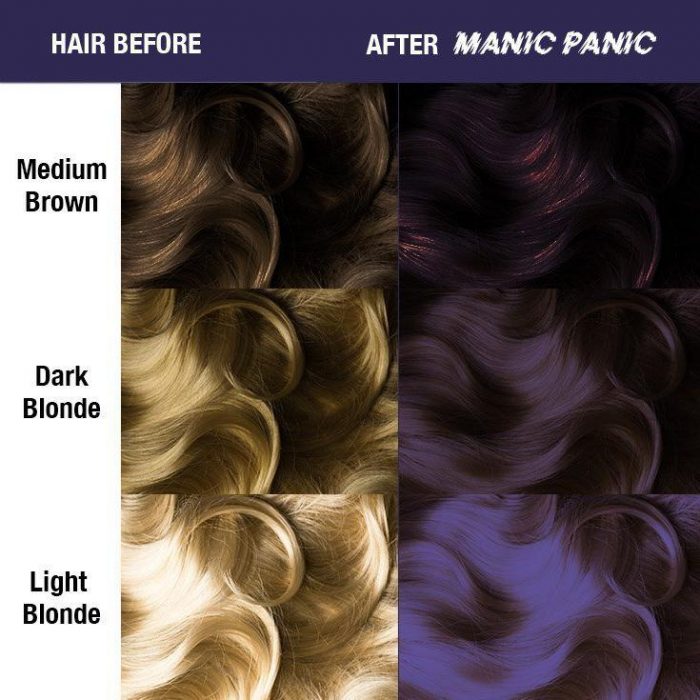 Усиленная фиолетовая краска для волос Violet Night