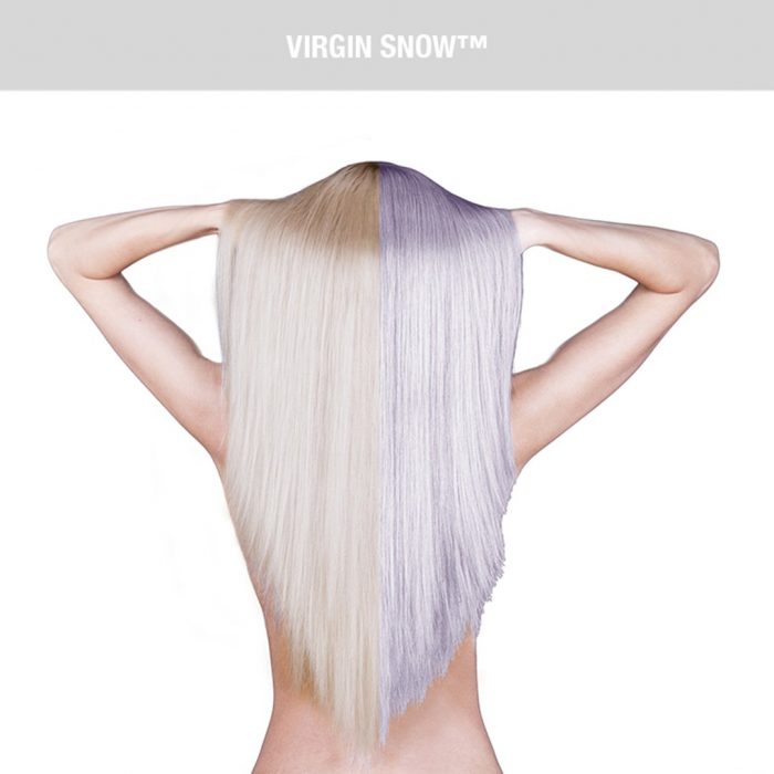 Усиленная белая краска для волос Virgin Snow