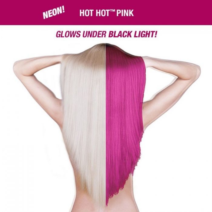 Краска для волос Hot Hot Pink розового цвета 237 мл (большая банка)